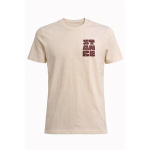 NWOT Stance‎ Crew Tan Streetwear Graphic Skater Casual Short Sleeve Shirt S